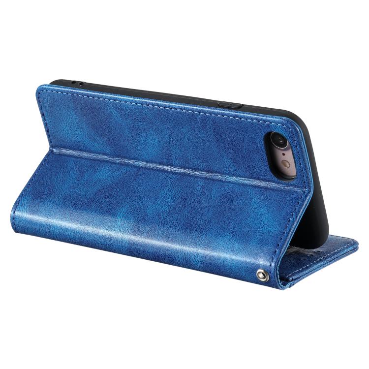 For iPhone 16e Simple 6-Card Wallet Leather Phone Case(Blue) - free shipping - PMC TechLife - Order now!