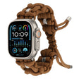 For Apple Watch Ultra 2 49mm Screw Nut Braided Paracord Watch Band(Coffee) - Watch Bands by PMC TechLife | Online Shopping South Africa | PMC TechLife | Buy Now Pay Later Mobicred