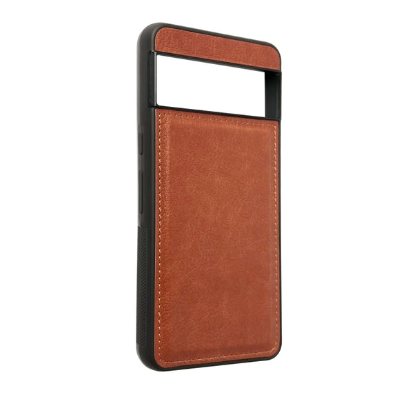 For Google Pixel 9 Pro XL Cowhide Texture Back Cover Phone Case(Brown)