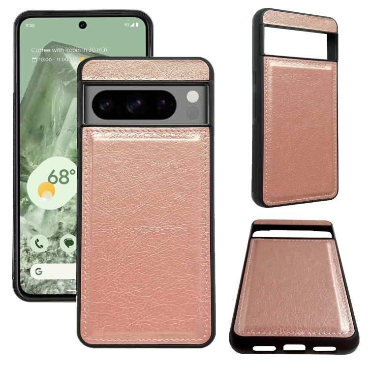 For Google Pixel 9 Pro XL Multifunctional 7-Card Wallet Leather Phone Case(Rose Gold)