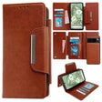 For Google Pixel 9 Pro XL Multifunctional 7-Card Wallet Leather Phone Case(Brown) - Google Cases by PMC TechLife | Online Shopping South Africa | PMC TechLife | Buy Now Pay Later Mobicred