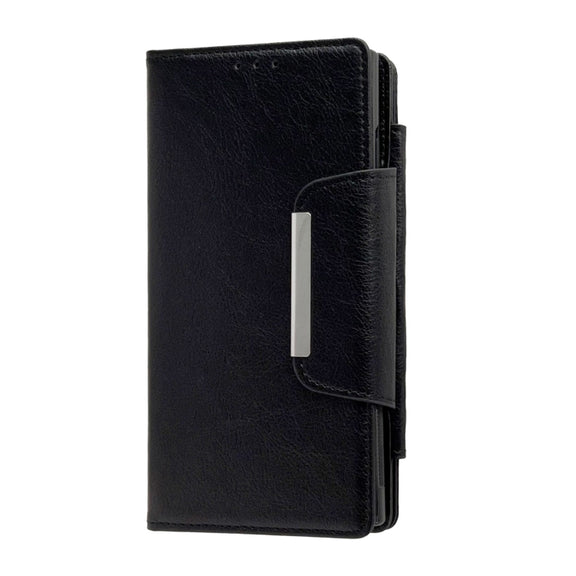 For Google Pixel 9 / Pixel 9 Pro Multifunctional 7-Card Wallet Leather Phone Case(Black)