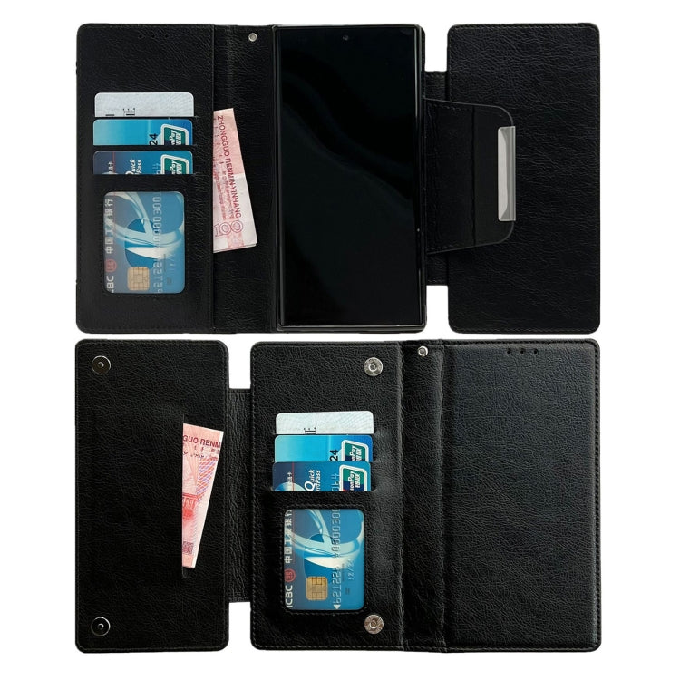 For Google Pixel 9 / Pixel 9 Pro Multifunctional 7-Card Wallet Leather Phone Case(Black)