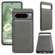 For Google Pixel 8a Multifunctional 7-Card Wallet Leather Phone Case(Grey)