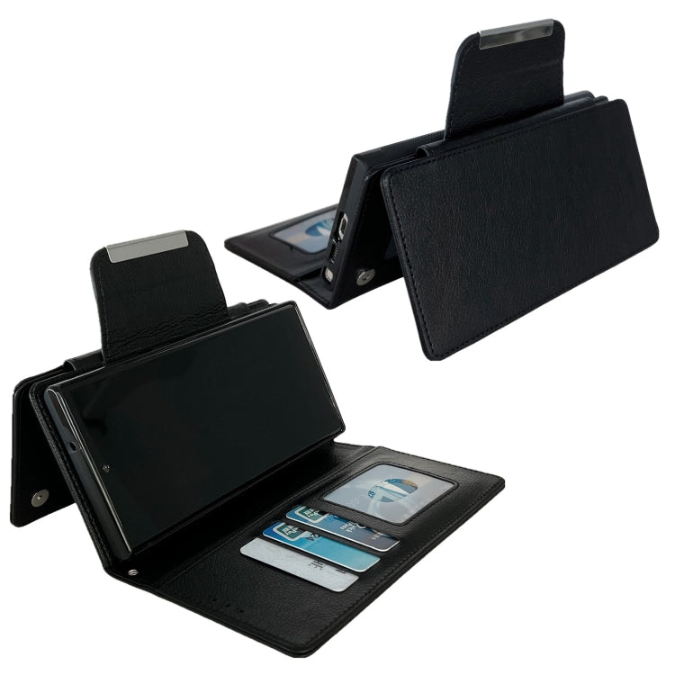 For Google Pixel 7 Pro Multifunctional 7-Card Wallet Leather Phone Case(Black) - Google Cases by PMC TechLife | Online Shopping South Africa | PMC TechLife | Buy Now Pay Later Mobicred