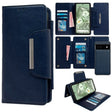 For Google Pixel 6 Multifunctional 7-Card Wallet Leather Phone Case(Royal Blue) - Google Cases by PMC TechLife | Online Shopping South Africa | PMC TechLife | Buy Now Pay Later Mobicred