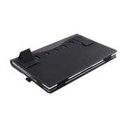 For Microsoft Surface Laptop 6 13.5 inch Cloth Texture Laptop Leather Case With Stand Function(Black)