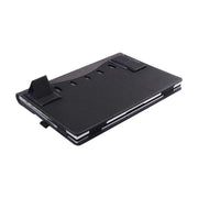 For Microsoft Surface Book 3 / 2 / 1 13.5 inch Cloth Texture Laptop Leather Case With Stand Function(Black)