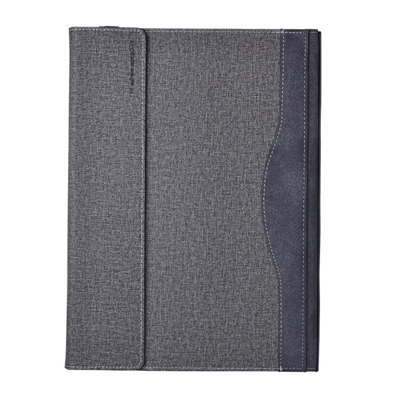 For Lenovo ThinkPad X1 Carbon Gen 11 Cloth Texture Laptop Leather Protective Case(Space Ash)