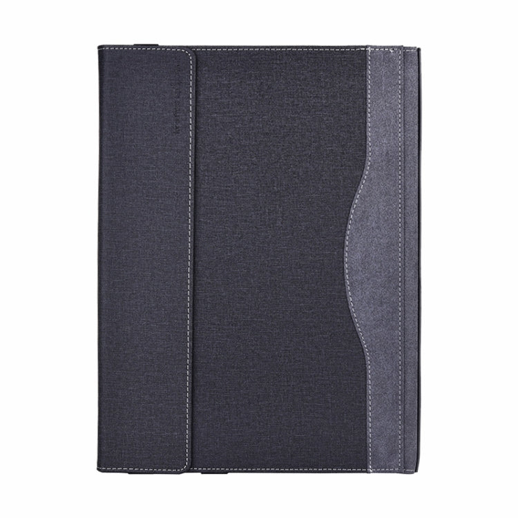 For Lenovo ThinkPad X1 Yoga Gen 8 14 inch Cloth Texture Laptop Leather Protective Case(Black)