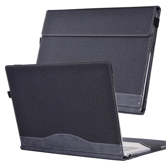 For Lenovo ThinkPad X1 Yoga Gen 8 14 inch Cloth Texture Laptop Leather Protective Case(Black)
