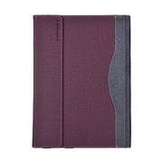 For Lenovo ThinkPad X1 Yoga Gen 8 14 inch Cloth Texture Laptop Leather Protective Case(Wine Red)