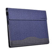 For Lenovo ThinkPad X1 Yoga Gen 8 14 inch Cloth Texture Laptop Leather Protective Case(Deep Blue)