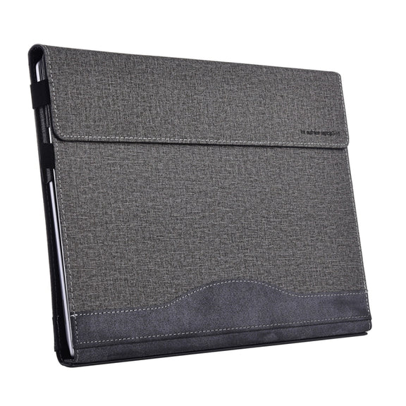 For Lenovo ThinkPad X1 Yoga Gen 5 Cloth Texture Laptop Leather Protective Case(Space Ash)