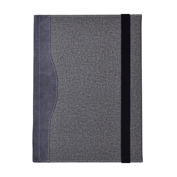 For Lenovo ThinkPad X1 Carbon Gen 8 Cloth Texture Laptop Leather Protective Case(Space Ash)