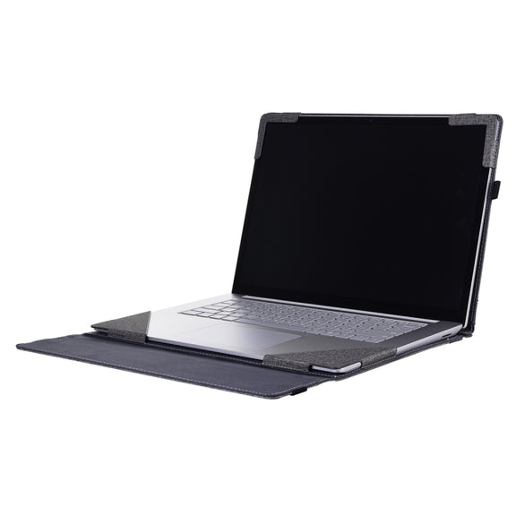 For Lenovo ThinkPad X1 Carbon Gen 8 Cloth Texture Laptop Leather Protective Case(Space Ash)