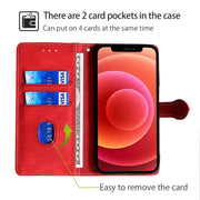 For Motorola Edge 5G 2024 Skin Feel Magnetic Buckle Leather Phone Case(Red)