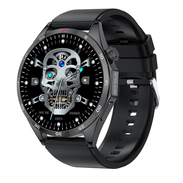 LEMFO GTS4/LT09 1.5 inch IP67 Fitness Wellness Smart Watch Support Bluetooth Call / Sleep / Blood Oxygen / Heart Rate Health Monitor, Silicone Strap(Balck) - Smart Watches by LEMFO | Online Shopping South Africa | PMC TechLife | Buy Now Pay Later Mobicred