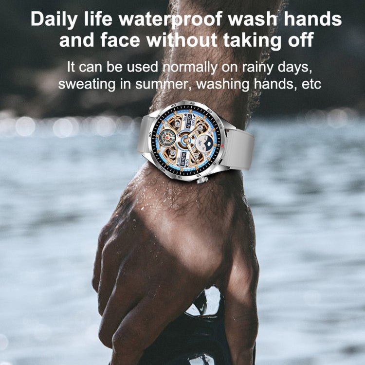 LEMFO GTS4/LT09 1.5 inch IP67 Fitness Wellness Smart Watch Support Bluetooth Call / Sleep / Blood Oxygen / Heart Rate Health Monitor, Silicone Strap(Balck) - Smart Watches by LEMFO | Online Shopping South Africa | PMC TechLife | Buy Now Pay Later Mobicred