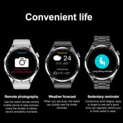 GTS4/LT09 1.5 inch IP67 Fitness Wellness Smart Watch Support Bluetooth Call / Sleep / Blood Oxygen / Heart Rate Health Monitor, Steel Strap(Silver)