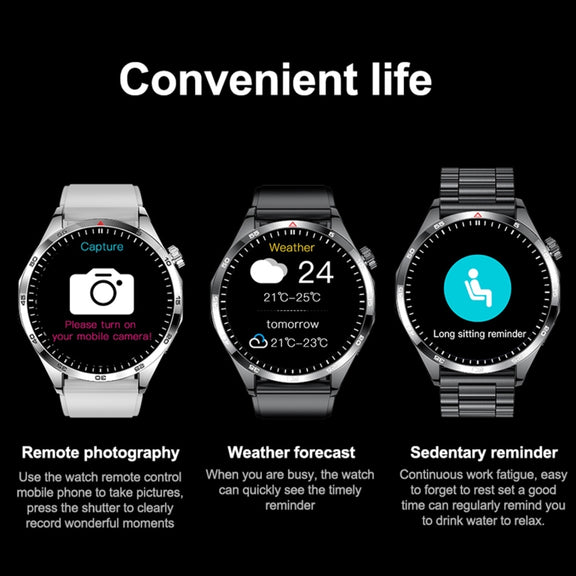 GTS4/LT09 1.5 inch IP67 Fitness Wellness Smart Watch Support Bluetooth Call / Sleep / Blood Oxygen / Heart Rate Health Monitor, Steel Strap(Silver)