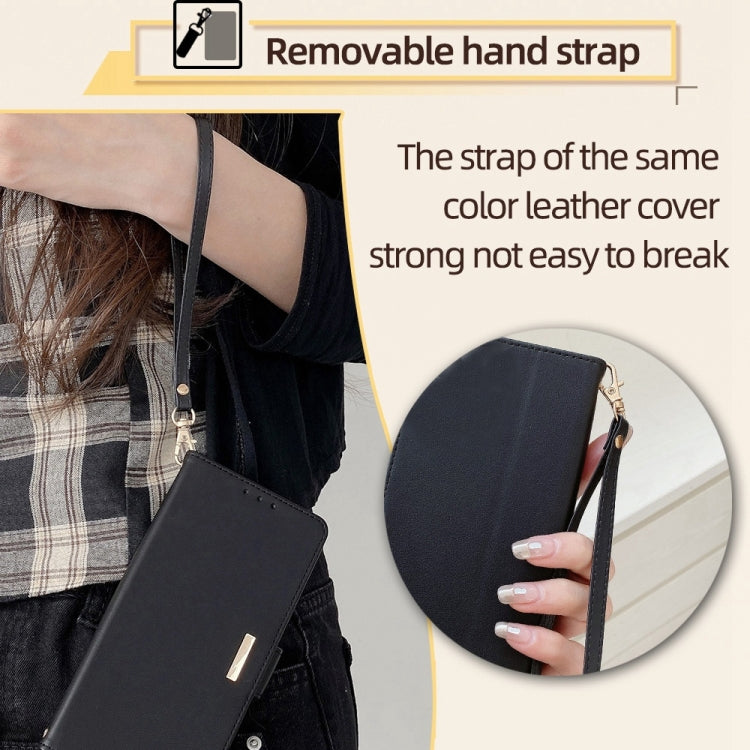 For Huawei Pura 70 Pro / 70 Pro+ 5G Crossbody Chain Leather Phone Case(Black) - Huawei Cases by PMC Jewellery | Online Shopping South Africa | PMC Jewellery | Buy Now Pay Later Mobicred