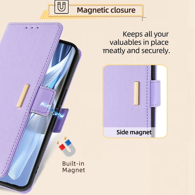 For Huawei Pura 70 Pro / 70 Pro+ 5G Crossbody Chain Leather Phone Case(Purple)