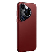 For Huawei Pura 70 Pro / Pro+ Litchi Texture Genuine Leather Phone Case(Red)