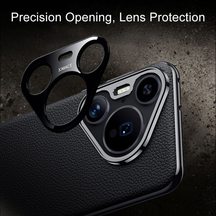 For Huawei Pura 70 Litchi Texture Genuine Leather Phone Case(Black) - free shipping - PMC Jewellery - Order now!