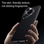 For Huawei Pura 70 Pro / Pro+ Litchi Texture Genuine Leather Phone Case(Dark Purple)
