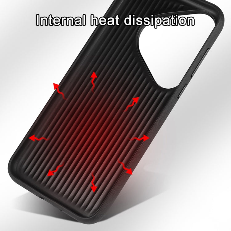 For Huawei Pura 70 Pro / Pro+ Plain Leather Printed Cooling Phone Case(Green) - free shipping - PMC Jewellery - Order now!