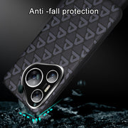 For Huawei Pura 70 Pro / Pro+ Plain Leather Printed Cooling Phone Case(Green)
