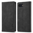 For iPhone 16e LC.IMEEKE Strong Magnetism Microfiber Leather Phone Case(Black) - iPhone 16e Cases by LC.IMEEKE | Online Shopping South Africa | PMC TechLife | Buy Now Pay Later Mobicred