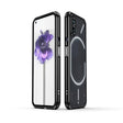 For Nothing Phone 2 Aurora Series Lens Protector + Metal Frame Protective Phone Case(Black Silver) - More Brand by PMC TechLife | Online Shopping South Africa | PMC TechLife | Buy Now Pay Later Mobicred