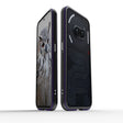 For Nothing Phone 2a Aurora Series Metal Frame Protective Phone Case(Black Purple) - More Brand by PMC TechLife | Online Shopping South Africa | PMC TechLife | Buy Now Pay Later Mobicred