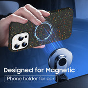 For iPhone 16 Plus Colorful Frosted Magsafe PC Hybrid TPU Phone Case(White)