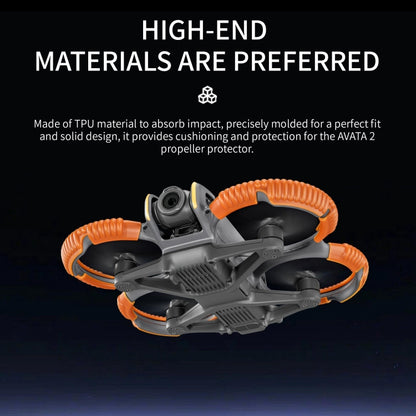 For DJI AVATA 2 STARTRC Propeller TPU Protective Guard Anti-collision Ring Cover(Fluorescent Green) - Other by STARTRC | Online Shopping South Africa | PMC Jewellery | Buy Now Pay Later Mobicred