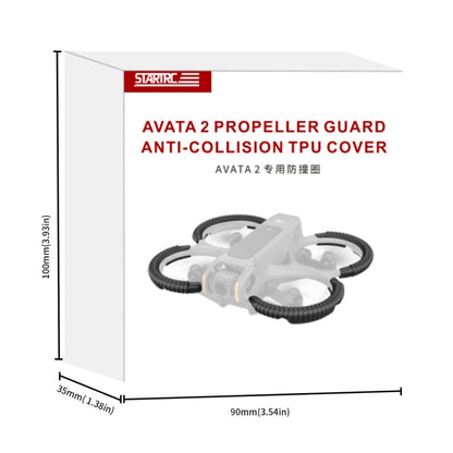 For DJI AVATA 2 STARTRC Propeller TPU Protective Guard Anti-collision Ring Cover(Fluorescent Green) - Other by STARTRC | Online Shopping South Africa | PMC Jewellery | Buy Now Pay Later Mobicred