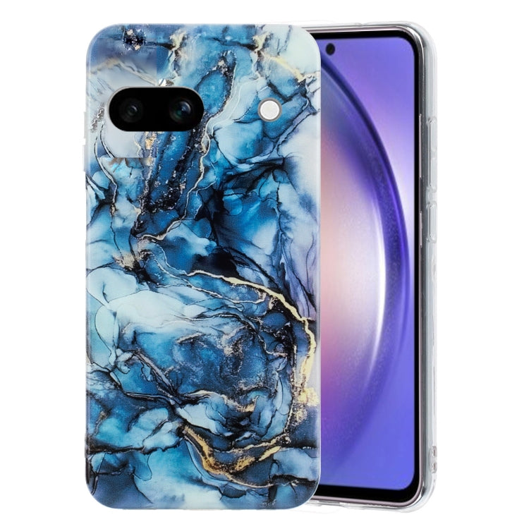 For Google Pixel 8A IMD Marble Pattern TPU Phone Case(Grey) - Google Cases by PMC TechLife | Online Shopping South Africa | PMC TechLife | Buy Now Pay Later Mobicred