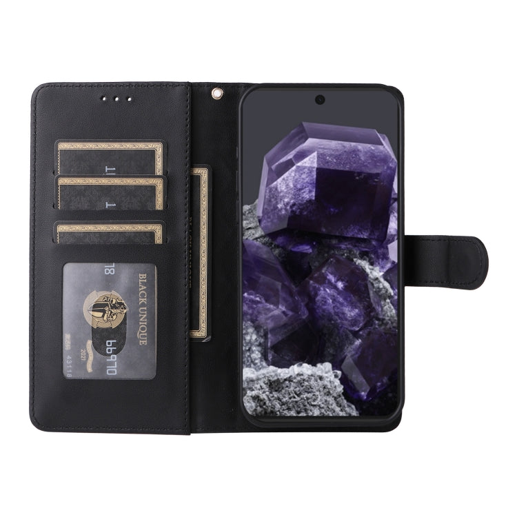 For Google Pixel 9 Diamond Lattice Leather Flip Phone Case(Black)