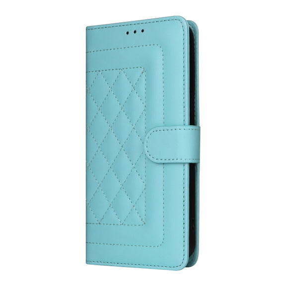 For Google Pixel 9 Pro Diamond Lattice Leather Flip Phone Case(Mint Green)
