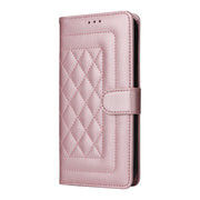 For Google Pixel 9 Pro Diamond Lattice Leather Flip Phone Case(Rose Gold)