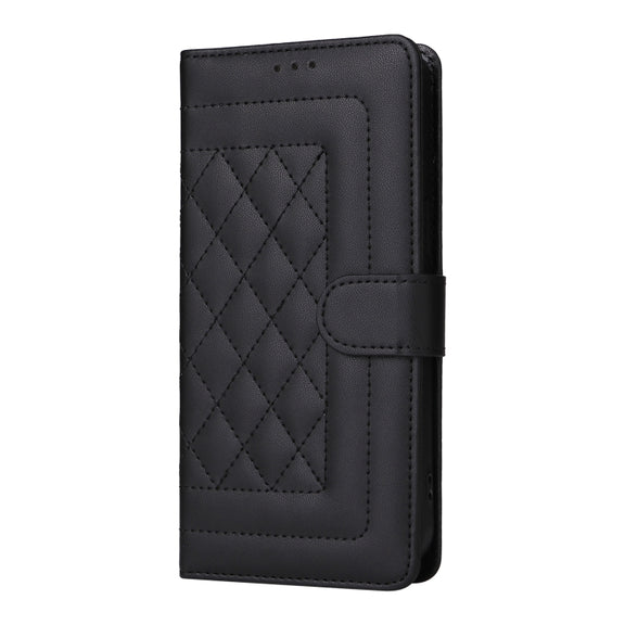 For Google Pixel 9 Pro Diamond Lattice Leather Flip Phone Case(Black)