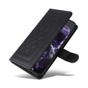 For Google Pixel 9 Pro Diamond Lattice Leather Flip Phone Case(Black)