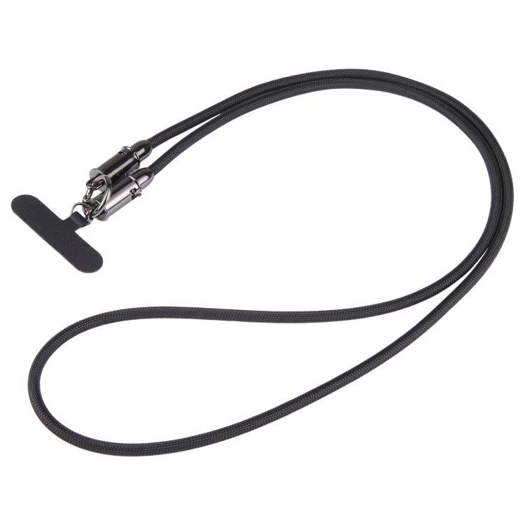 Type-C to Type-C Braid Data Cable Phone Anti-lost Crossbody Lanyard, Length: 1.2m(Black) - USB-C & Type-C Cable by PMc TechLife | Online Shopping South Africa | PMc TechLife | Buy Now Pay Later Mobicred