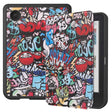 For KOBO Clara Colour 2024 / BW Painted Voltage Caster TPU Leather Smart Tablet Case(Graffiti) - Others by PMC Jewellery | Online Shopping South Africa | PMC Jewellery | Buy Now Pay Later Mobicred