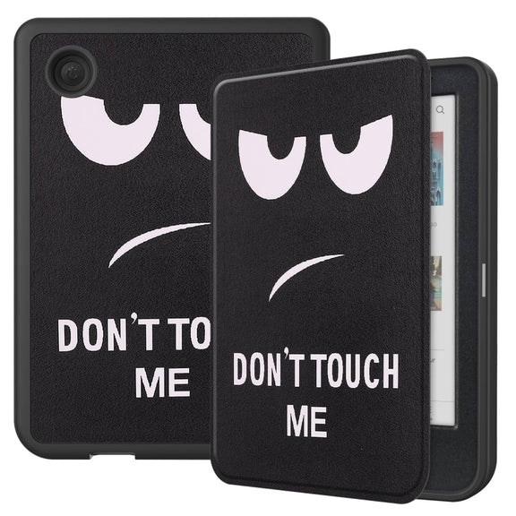 For KOBO Clara Colour 2024 / BW Painted Voltage Caster TPU Leather Smart Tablet Case(Big Eye)