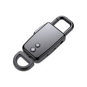 JNN S20 Zinc Alloy Keychain Voice Recorder, Memory:8GB(Black)