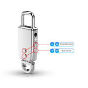 JNN S20 Zinc Alloy Keychain Voice Recorder, Memory:4GB(Black)