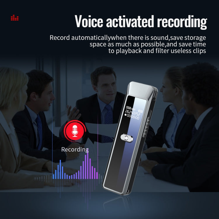 JNN Q7 Mini Portable Voice Recorder with OLED Screen, Memory:4GB(Metal Gray) - Recording Pen by JNN | Online Shopping South Africa | PMC TechLife | Buy Now Pay Later Mobicred